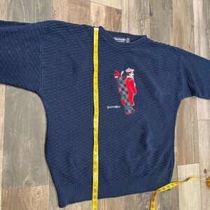 Scottish Isle Bernette Sweater vintage USA Made Golf Golfers Ugly Shirt.